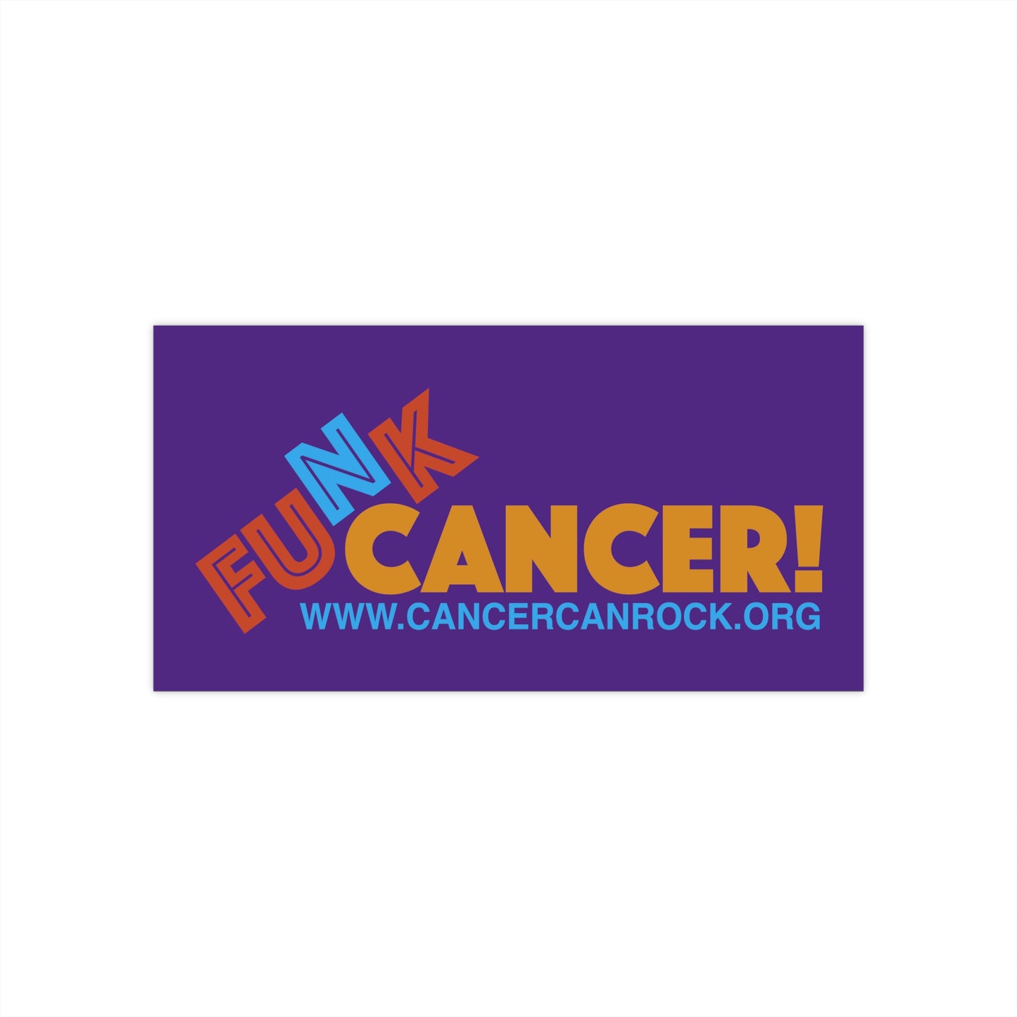 Bumper Sticker - FUNK Cancer