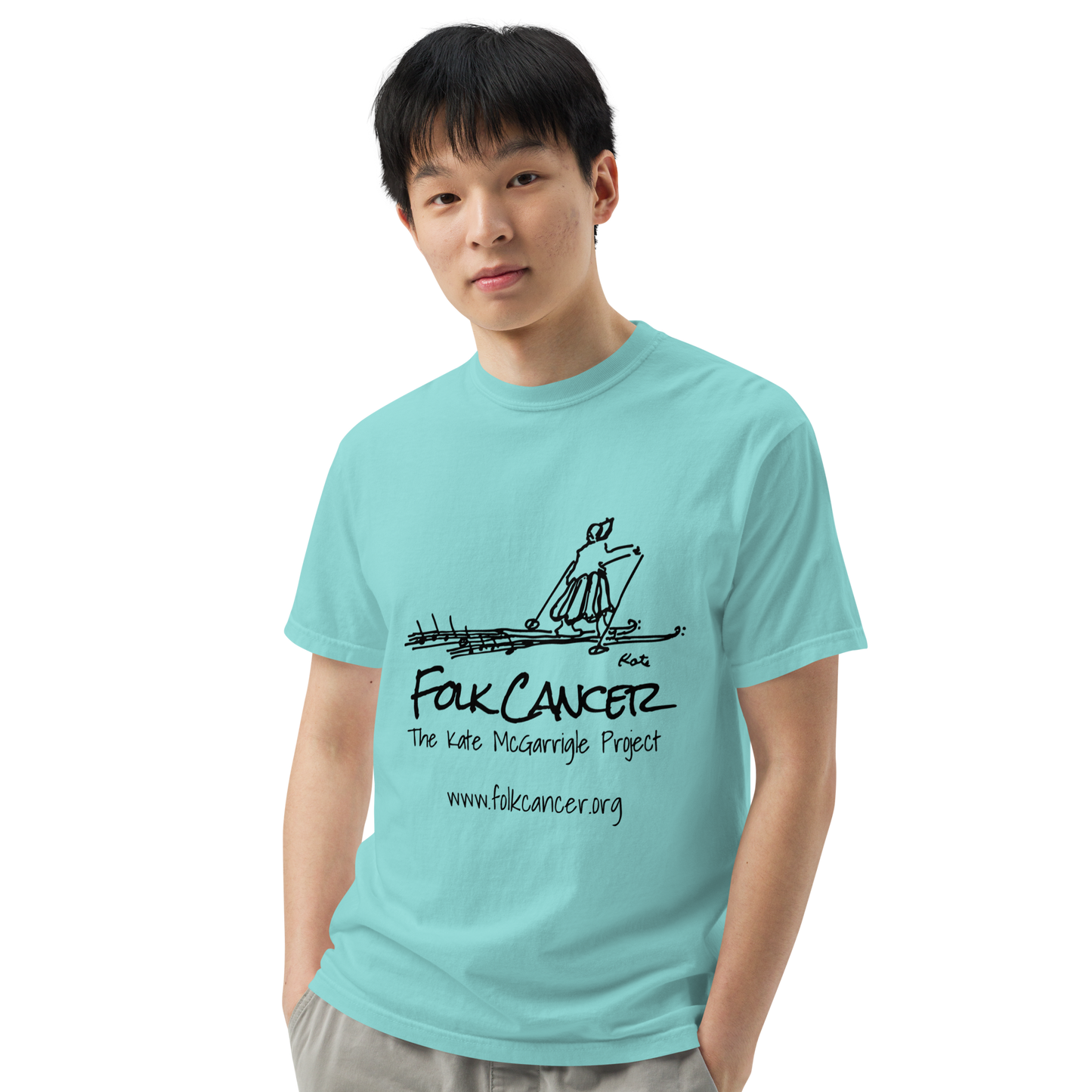 FOLK CANCER: The Kate McGarrigle Project - Unisex garment-dyed heavyweight t-shirt